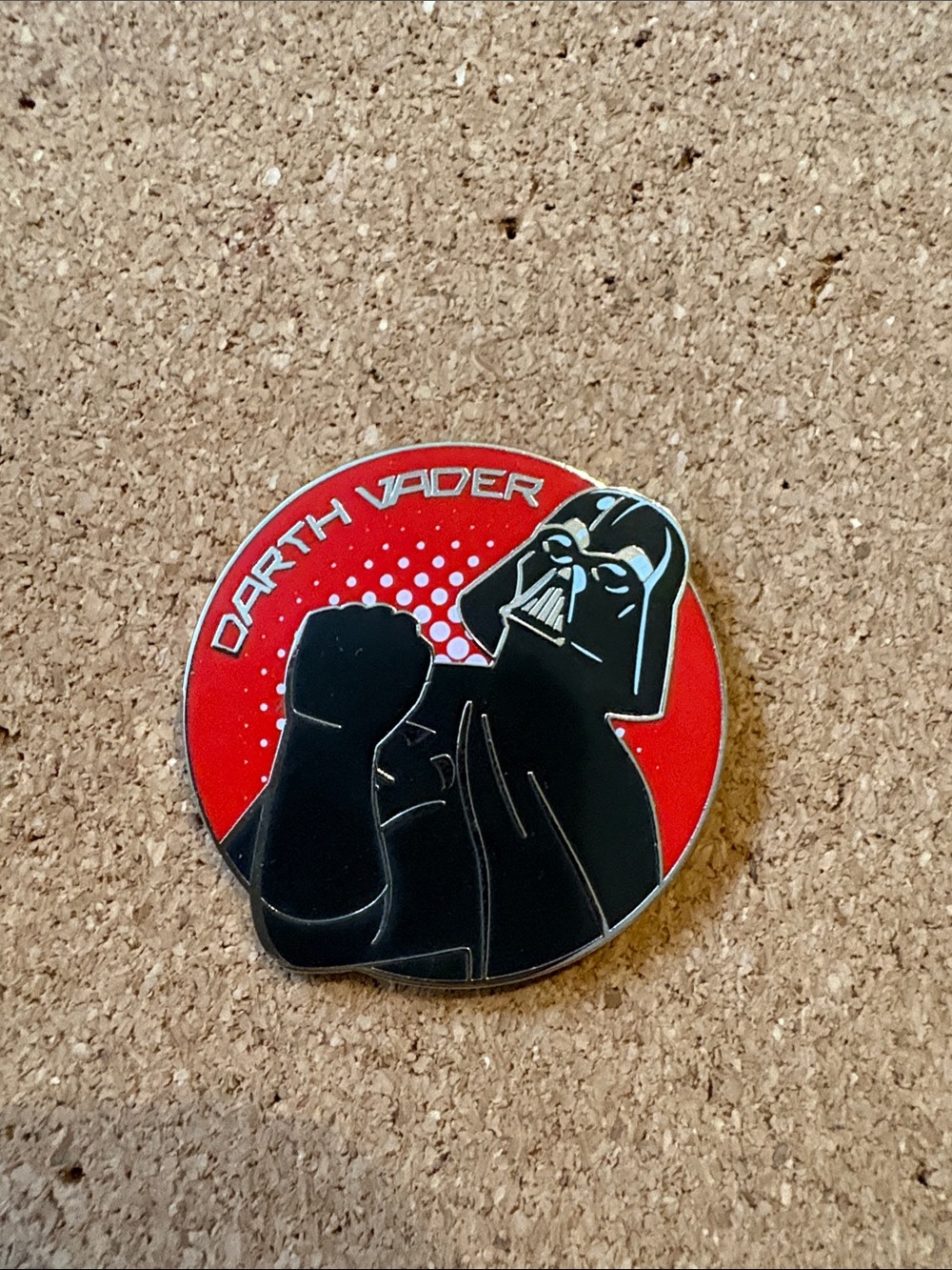 Star Wars Darth Vader Enamel Pin - Black & Red